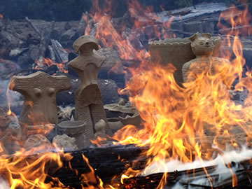 秋の縄文野焼き祭り（平成２４年度）